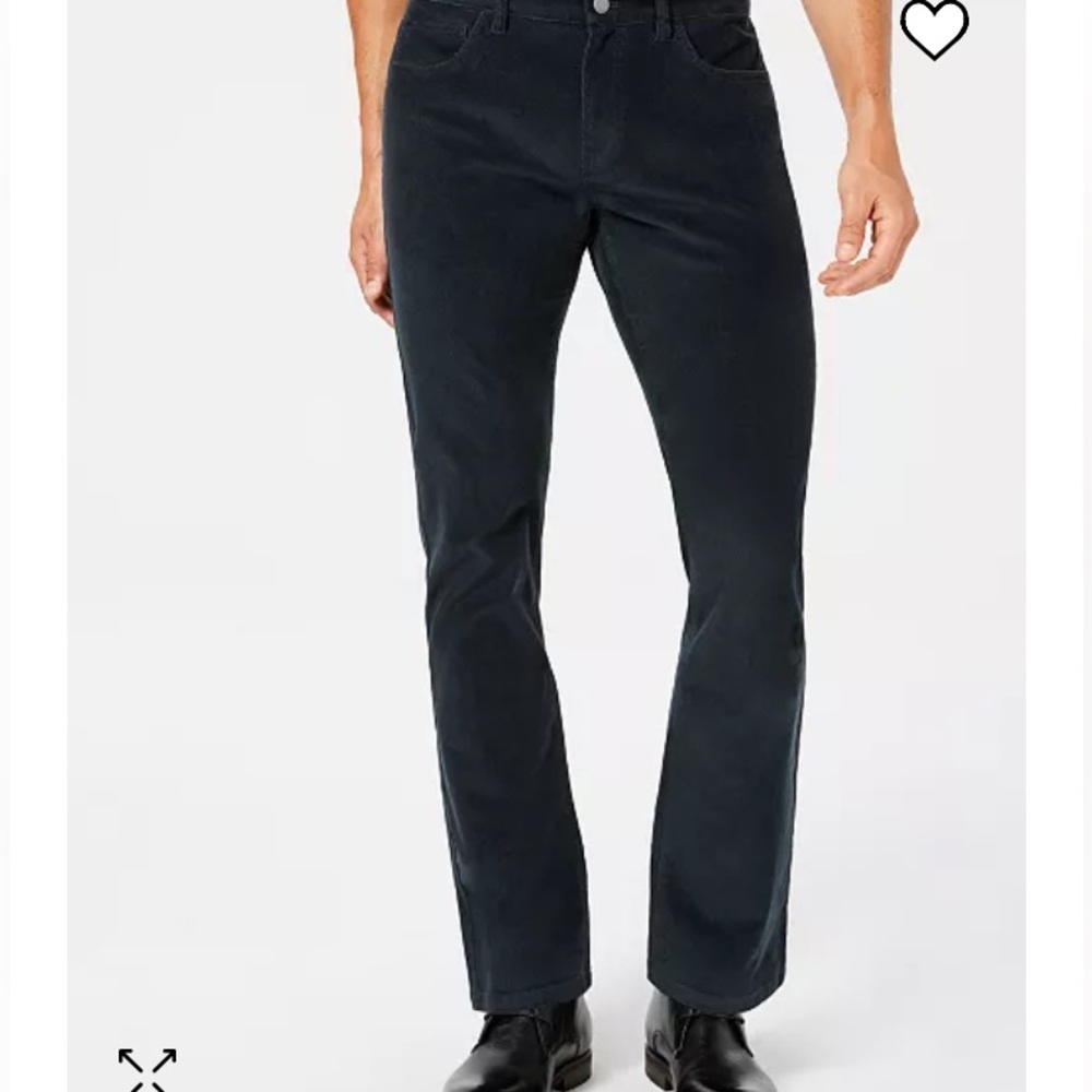 ALFANI Navy Blue Created For Macy’s Corduroy Pants Size 36 32